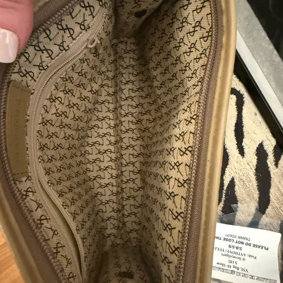 YSL Minaudiere Patterned Clutch Document Holder NWOT - Picture 10 of 13